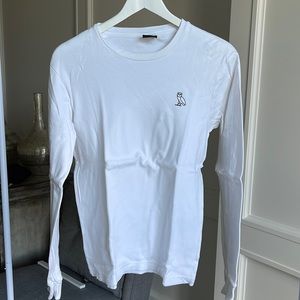 OVO White Longsleeve with Logo